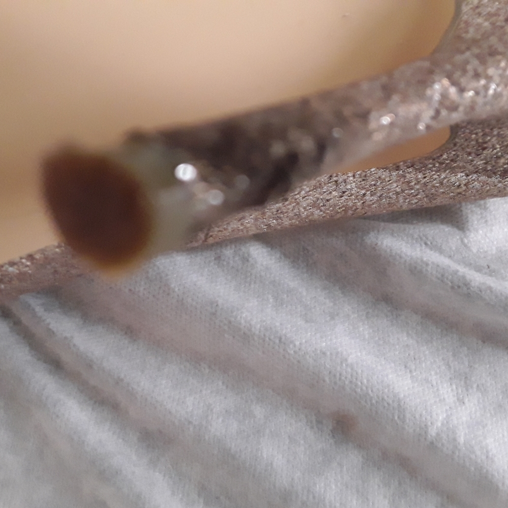 Steve Madden Gold Glitter High Heels - Picture 5 of 8